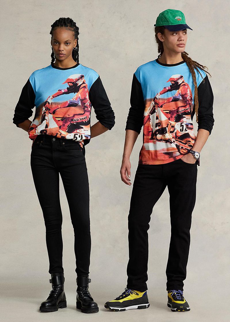 ポロ ラルフ ローレン T シャツ メンズ カラー クラシック フィット Polo Sport Motocross WPQDO7083